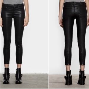 Allsaints Brodie Low Rise Cropped Skinny in Black